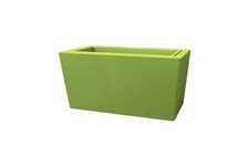 Cassetta Vaso Fioriera liscia moderna in Resina 80x40xh39cm /100x50xh50 cm 