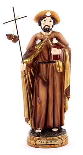 Statua san giacomo 20 - giacomo, cm.20