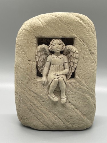 Scultura pietra angelo - scultura,