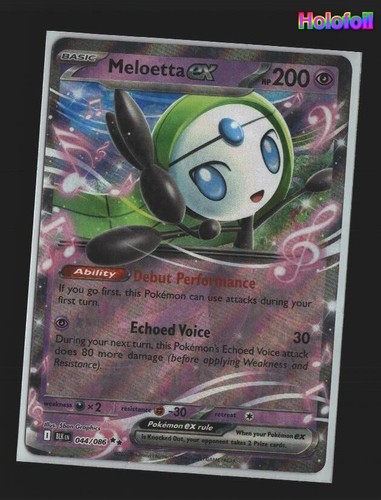 Meloetta holofoil sv - ex,