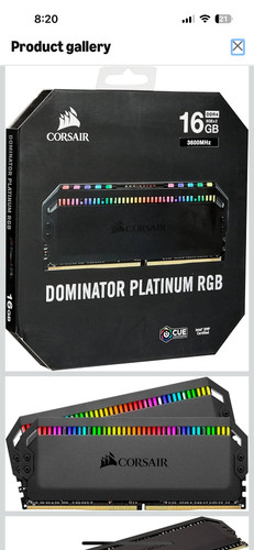 Corsair dominator platinum rgb - corsair,