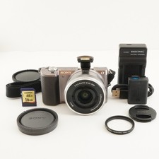 [936 scatti] SONY alpha 5100 ILCE-5100 argento + 16-50 + 16 GB SD dal Giappone #8029