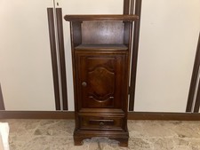 Comodino antico mobiletto mobile in legno stile Liberty Legno Massello Del 900