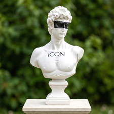 Grande busto scultura David