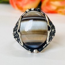 Anello uomo audace argento
