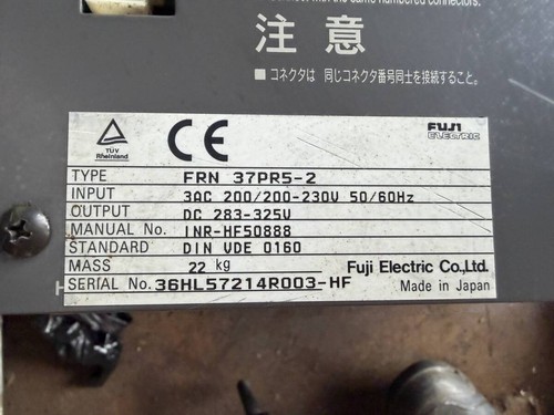 Fuji frn37pr5 inverter drive - frn37pr5-2,