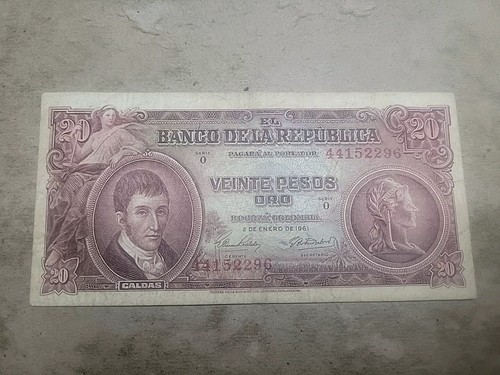 Banconota colombia pesos - banconota,