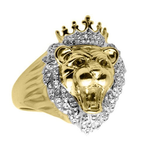 14k placcato oro - oro, roaring
