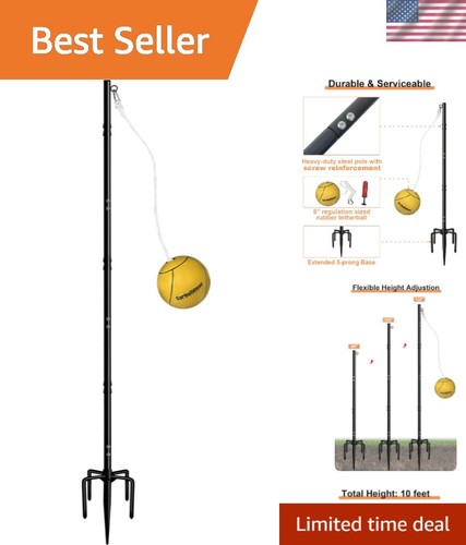 Tetherball set con - tetherball, e
