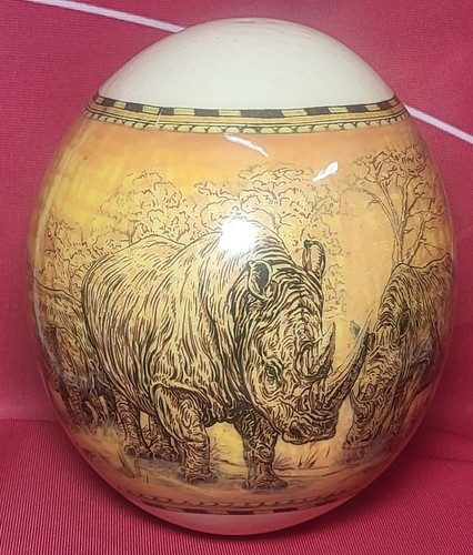 Decorative ostrich egg - ostrich,