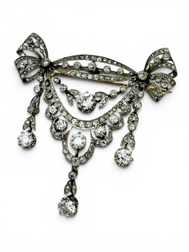 Collana platino diamanti - collana, in