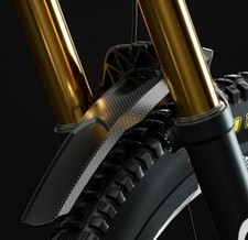 Parafango parafango mini bici e-bike plastica carbonio mtb opaco anteriore posteriore