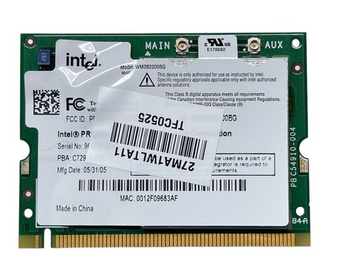 27ma1wlta11 intel pro wireless - 27ma1wlta11, pro/wireless