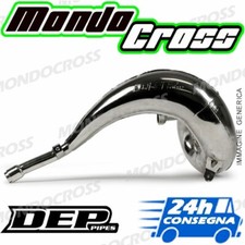 espansione pancia DEP 2 Tempi Finitura nichelata HUSQVARNA 125 WRE 2001 (01)!