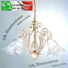 LAMPADARIO IN FERRO BATTUTO 5