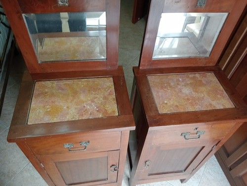 Comodini vintage con anta - con,