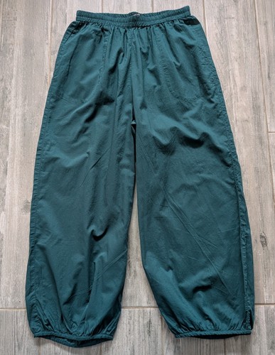 Pantalone harem leggero verde