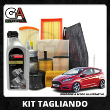 Kit Tagliando Ford Fiesta VI 1.5 TDCi Dal 2015 B-Max Filtri 4 Olio Ford 5w30