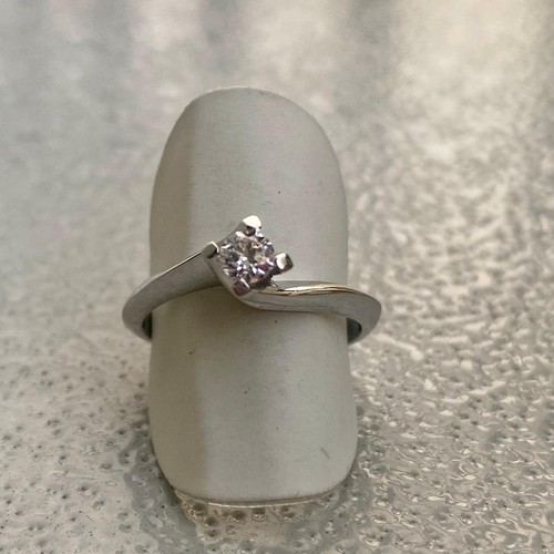 Anello solitario modello - anello,