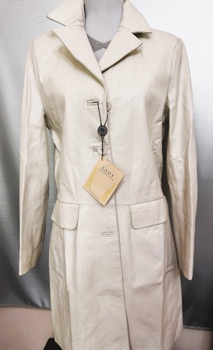 Trench donna pelle bianco - donna,