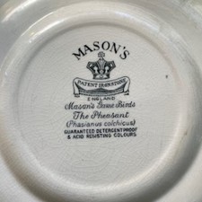 ANTICO PIATTO INGLESE  Masons 1950