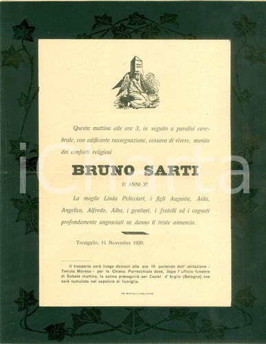 1920 tresigallo località - 1920,
