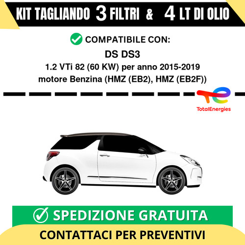 Tagliando per ds3 2 vti - per,