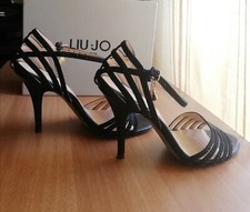 Sandali Con Strass Donna Liu Jo N. 38 Tacco 10 colore Nero