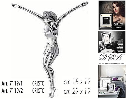 Crocifisso gesu cristo - crocifisso, h.29