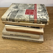 Lotto 7 libri Architettura socialista sovietica in lingua russa (Gegello)