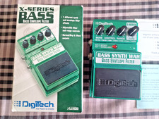 Digitech X-Series Bass Synth Wah Envelope Filter Effect with box and documents