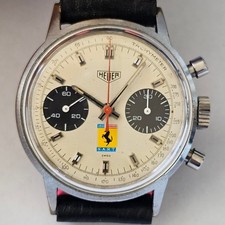 HEUER-CARRERA-CRONO-FERRARI-FORMULA N.A.R.T-CASSA A VITE-VALJOUX 7733-FULL SET