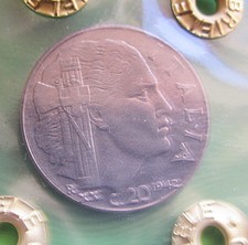 Roma, Vittorio Emanuele III (1900 - 1943) : 20 Centesimi 1942 FDC periziata