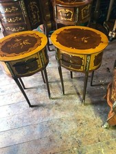 COPPIA COMODINO ANTICHI IN