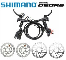 Set freni a disco idraulici Shimano Deore M6100 MTB anteriore e posteriore 2xRT56/2xCenterline