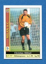 MUNDICROMO CALCIO 2001 - Figurina-Card - n 218 - ABBIATI - MILAN 