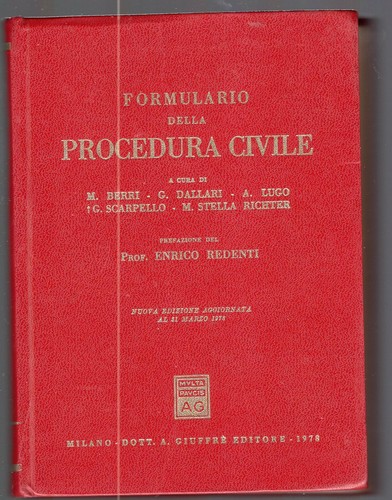 Formulario della procedura - formulario,