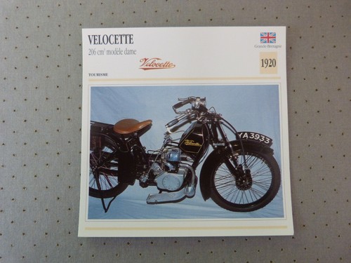 Fiche photo moto velocette - photo,