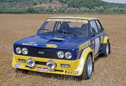 Fiat 131 abarth poster auto - fiat, abarth 