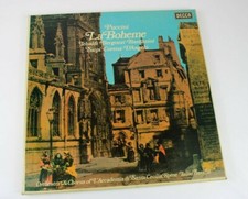 PUCCINI La Boheme DECCA 2x Vinyl D5D 2 Tebaldi Bergonzi Album Disco 33 Giri