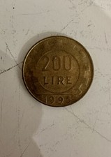 moneta 200 lire repubblica