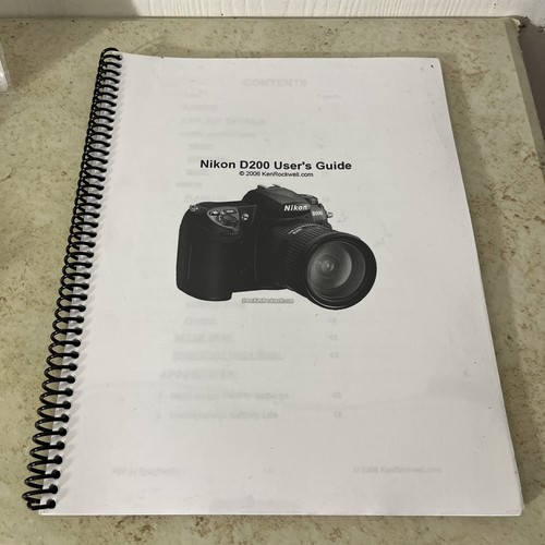 Nikon d200 manuale - d200, istruzioni