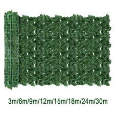 Siepe edera artificiale privacy antivento rivestimento balcone recinzione foglie decorazione