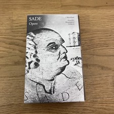 DE SADE: Opere. Meridiani Collezione Mondadori NO EDICOLA 2006