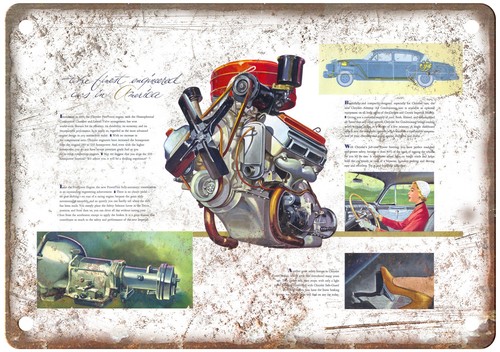 Insegna metallo chrysler - metallo,
