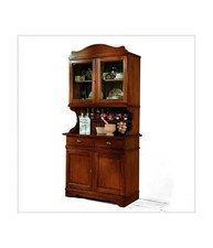 CRISTALLIERA IN LEGNO MASSELLO