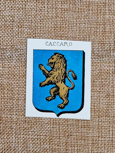 Caccaro gravina stemma di - v.p.,