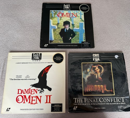 Omen trilogy laserdisc - trilogy,
