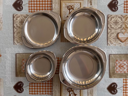 Set vassoi acciaio - set, 5