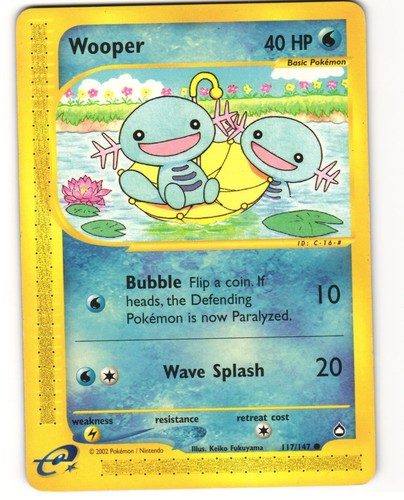 Wooper common pokemon tcg - wooper,